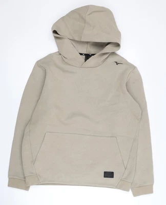 Sudadera con capucha Mizuno beige para mujer talla 12 ajuste regular Foto 1 de 4