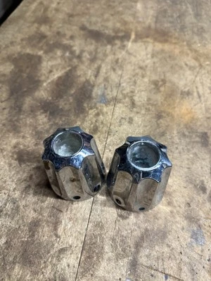 Juego de perillas manijas de latón grifo bañera fregadero baño frío caliente vintage piezas EE. UU. Foto 1 de 4