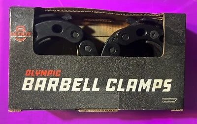 Abrazaderas de barra olímpicas 2" redondas liberación rápida bloqueo equipo de gimnasio - 1 par Foto 1 de 3