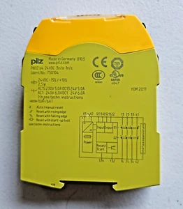 1 x Pilz PNOZ S4 24V Relè di sicurezza - Giallo (750104) - - Stock USA - Foto 1 di 4