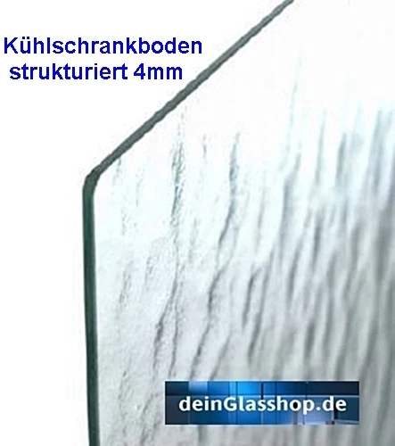 EIGENHERSTELLUNG Kühlschrank Glasboden Einlegeboden Ersatzglas Echtglas strukturiert Maßzuschnitt