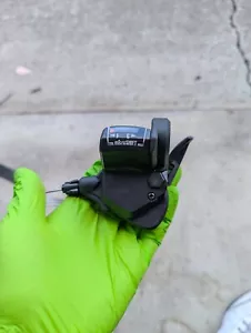 microSHIFT Mezzo Left Thumb-Tap Shifter Triple Optical Indicator Shimano - Picture 1 of 5