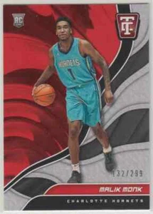 2017-18 Panini Totally Certified Malik Monk RC 132/299 Charlotte Hornets - Bild 1 von 2