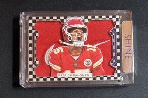 Patrick Mahomes Prizm Checkerboard Chiefs Jersey Card Art 1/1 - Created by SHINE - Bild 1 von 2