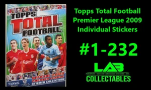 Topps Total Football Premier League 2009 Individual Stickers #1-232 - Picture 1 of 1
