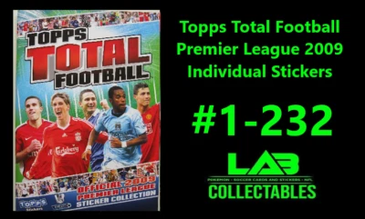 Topps Total Football Premier League 2009 Individual Stickers #1-232
