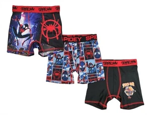 Spiderman Underwear Boys Large 10 Boxer Briefs Into the Spiderverse Cool Gift - Picture 1 of 5