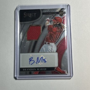 2022 Panini Select Brandon Marsh 116/199 Relic Autograph Angels/Phillies