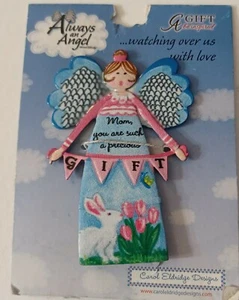 Mother Mom Grandma Gift Carol Eldridge MOM Precious Bunny Stand Figure Statuette - Picture 1 of 5