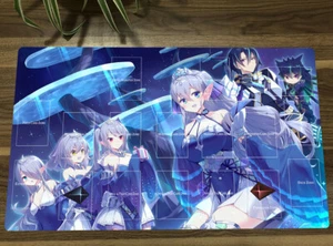 WVICM Girl Tearlaments Playmat TCG CCG Trading Card Game Mat Mouse Pad & Bag - Picture 1 of 4