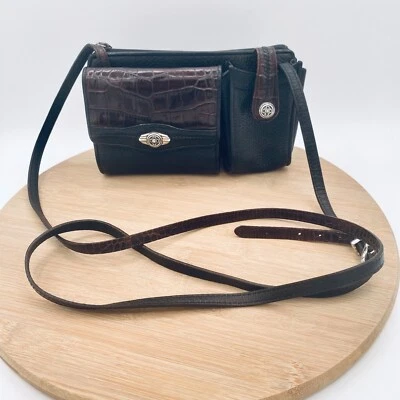 Bolso Bandolera Brighton De Colección Para Mujer S Cuero Marrón Bolso Cartera Foto 1 de 4