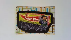 2008 Wacky Pack Flashback Series 2 #42 Satan Wrap Packages WP1 - Picture 1 of 2