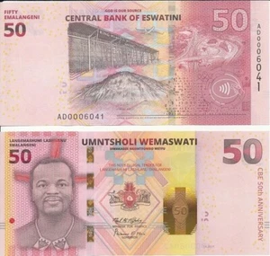 Swaziland Eswatini - 50 Emalangeni 2024 UNC P. W46 Lemberg-Zp - Picture 1 of 1