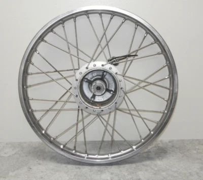 1972 SUZUKI TC90J TC 90 J FRONT WHEEL RIM HUB ASSEMBLY TAKASAGO 1.40 X 18 Foto 1 de 4