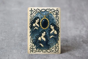 Illuminated Manuscript Opal Mox | MTG Satirical Fan Art - Picture 1 of 3