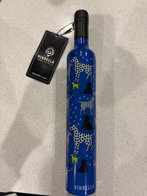 Vinrella NluePop Up Paraguas Perros Impresión Botella Nuevo Con Etiquetas Regalo Foto 1 de 3