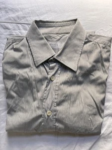 PRADA Milano Long Sleeves Shirt Striped Made In Italy - Picture 1 of 4