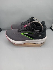 Brooks Launch 10 Black Green Size 8w Womens Multicolor - Picture 1 of 21