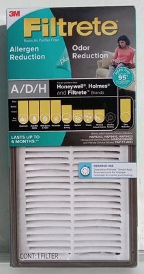 Filtrete by 3M Allergen Reduction HEPA-Type Air Purifier A/D/H Filter-New - Image 1 of 4