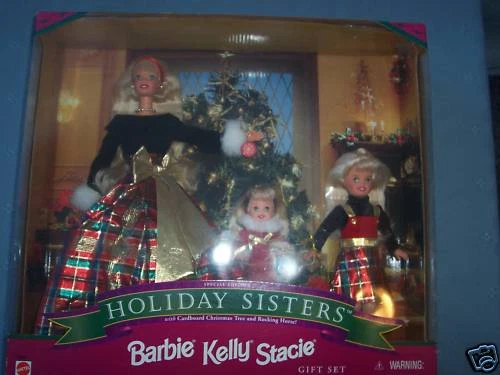 Holiday Brothers Barbie Kelly Stacie Mattel 1998  Foto 1 de 1