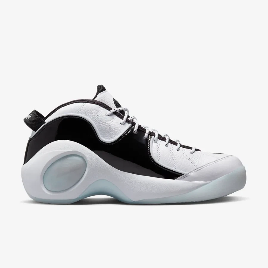 シューズ(男性用) NIKE AIR ZOOM FLIGHT 95 Nike Air Zoom Flight 95 Men's Shoes Black Patent/Football Grey