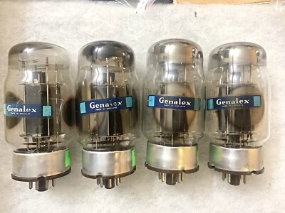 Genalex KT88 6550 Placas Negras Triple O Getter Probado Excelente Combinado Quad Foto 1 de 4