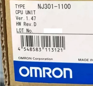 OMRON NJ301-1100 CPU Unit NJ3011100 New In Box From Japan - Picture 1 of 2