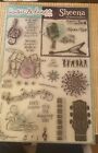 MUSIC AND DANCE 30 CLEAR STAMPS  FOR MUSIC  LOVERS  BY SHEENA DOUGLAS  NEW
