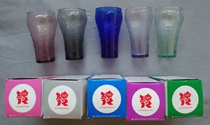 Juego de 5 vasos de colección McDonalds Coca Cola Japón 2012 Juegos Olímpicos de Londres con caja - Imagen 1 de 17