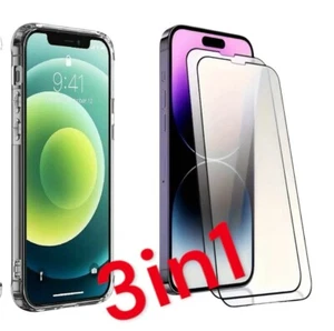 Handyhülle Panzerfolie für iPhone 17 16 15 14 13 12 11 Pro Max Mini Schutzglas - Zdjęcie 1 z 6