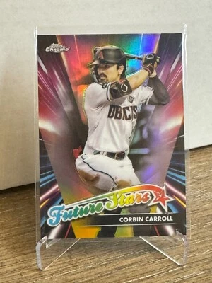 2024 TOPPS CHROME BASEBALL FS FUTURE STARS INSERTS - COMPLETE YOUR SET FS1-FS20 - Image 1 of 4