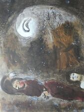 Marc Chagall - Ruth zu Füßen des Boas, Farblithografie 1960