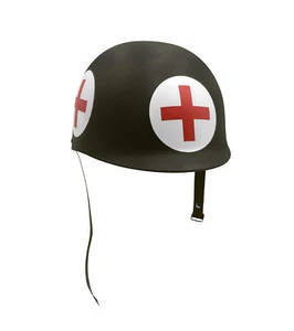 Adult WW2 Army M1 Medic Helmet Costume Replica Soldier Military War Reenactment - Picture 1 of 7