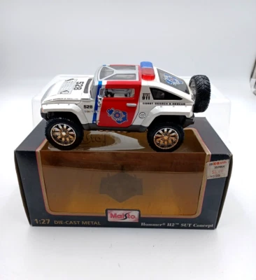 Maisto All Star Hummer HX Rescue Concept White Die Cast 1:24 - Image 1 of 4