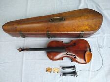 Jofephus Antonius Laske 1793 Prague Label Estate Violin Vtg Antique Cremona Case