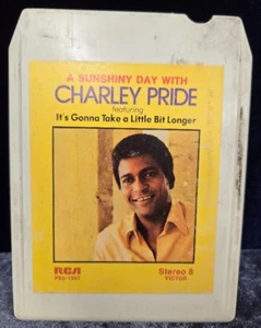 Vintage 8 Track 1972 Charley Pride A Sunshiny Day With Charley Pride - Picture 1 of 7