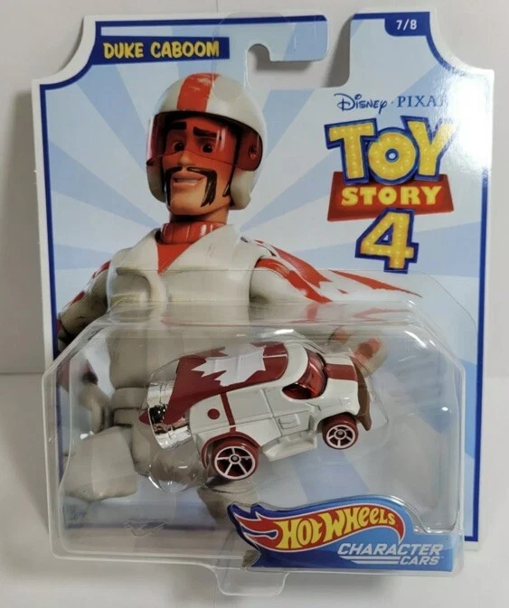 Coche Personaje Duke Caboom Toy Story 4 Hot Wheels de Disney y Pixar 7 de 8 Foto 1 de 1