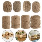 ROLL Jute Rope Cord 100M Jute Rope Gardening Home Retro Made In Multiple Sizes