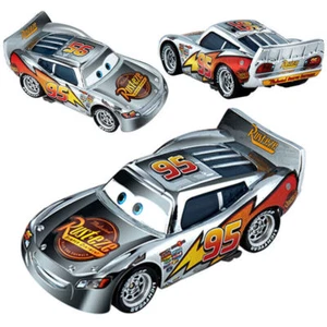 Disney Pixar Cars Silver Lightning McQueen 1:55 Diecast Model Toy Car Loose Gift - Picture 1 of 6