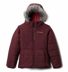 Columbia Girls' Katelyn Crest Jacket XXS Malbec - Picture 1 of 6