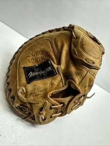 Vintage McGregar G180 Baseball Glove Right Hand Throw Del Crandall Catcher's Mit - Picture 1 of 13
