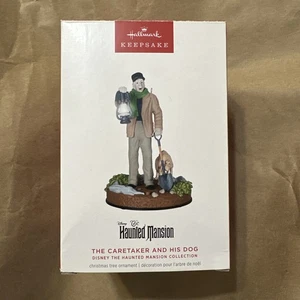 2024 Hallmark Keepsake Ornament The Caretaker And His Dog Disney Haunted Mansion - Picture 1 of 9