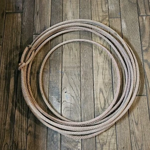 Used Cowboy Lariat Team Roping Lasso Western Decor - Picture 1 of 3
