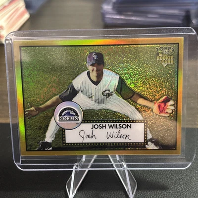 2006 Topps '52 Josh Wilson Gold Refractor Rookie RC 30 /52 - Image 1 of 4