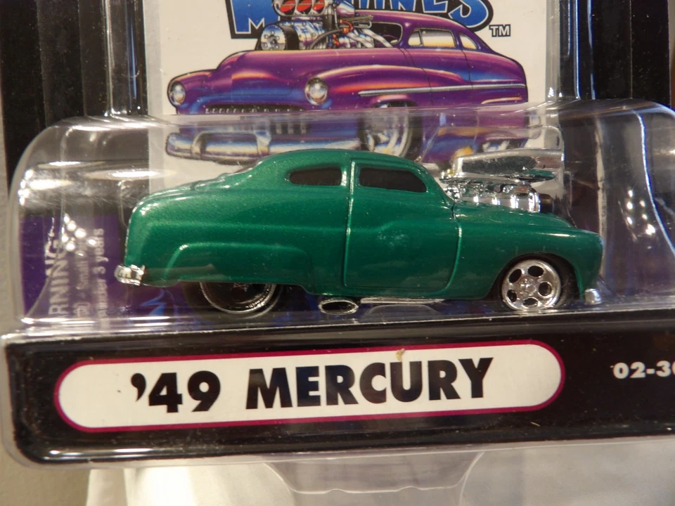 1949 MERCURY       2002 FUNLINE MERCHANDISE INC. MUSCLE MACHINES    1:64 - Image 1 of 4