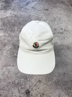 Moncler Hombres Blanco Informal Lujo Berretto Bordado Logo Gorra Talla L Foto 1 de 4