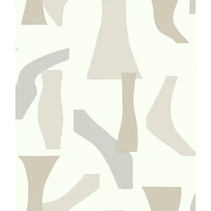 Modernist Neutral Paper Peelable Roll (Covers 34.17 sq. ft.) - Picture 1 of 4