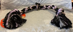 Mammoth Premium Flossy Chews 22" Large Dog Toy 3 Knot Rope Toss, Tug, Floss - Picture 1 of 4