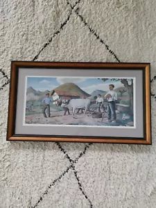 Ramiro Arrue grande lithographie encadrée 85x49cm - Foto 1 di 10