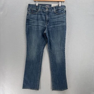 NYDJ Marilyn Straight Jeans Size 16P Petite Blue Stretch Denim Sliming LiftTuck - Picture 1 of 11
